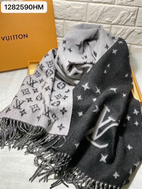 louis vuitton cashmere scarf fake|Louis Vuitton wool cashmere scarf.